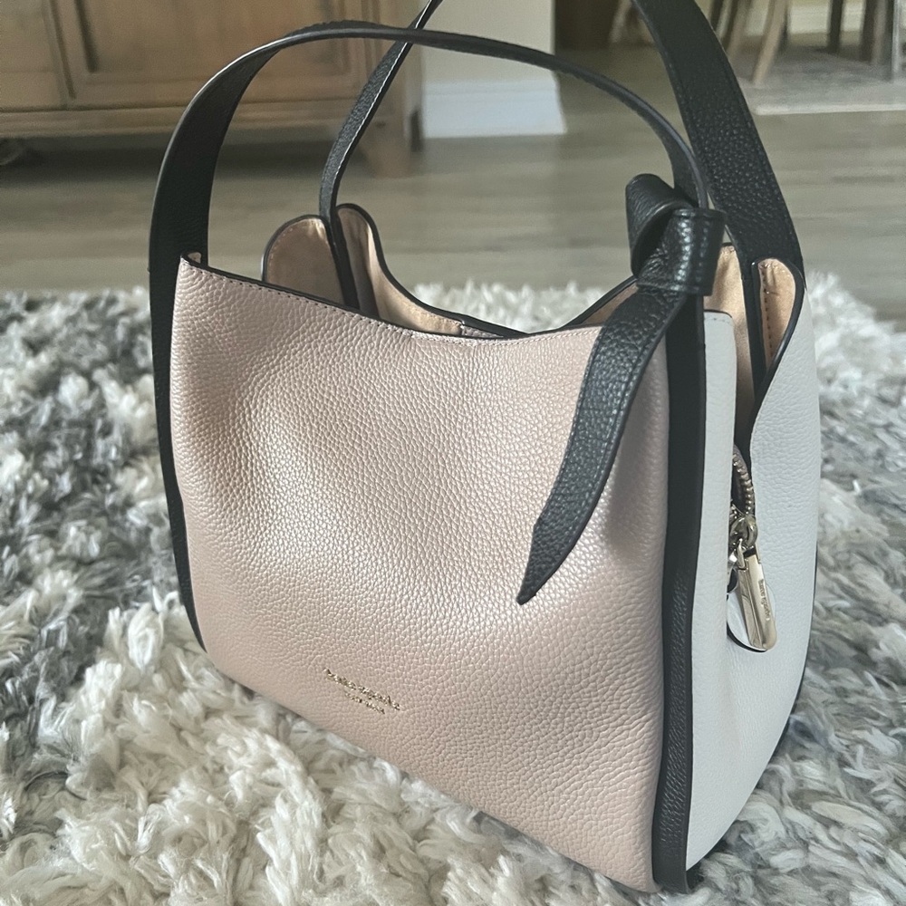 Kate Spade Knott Black and Cream tote